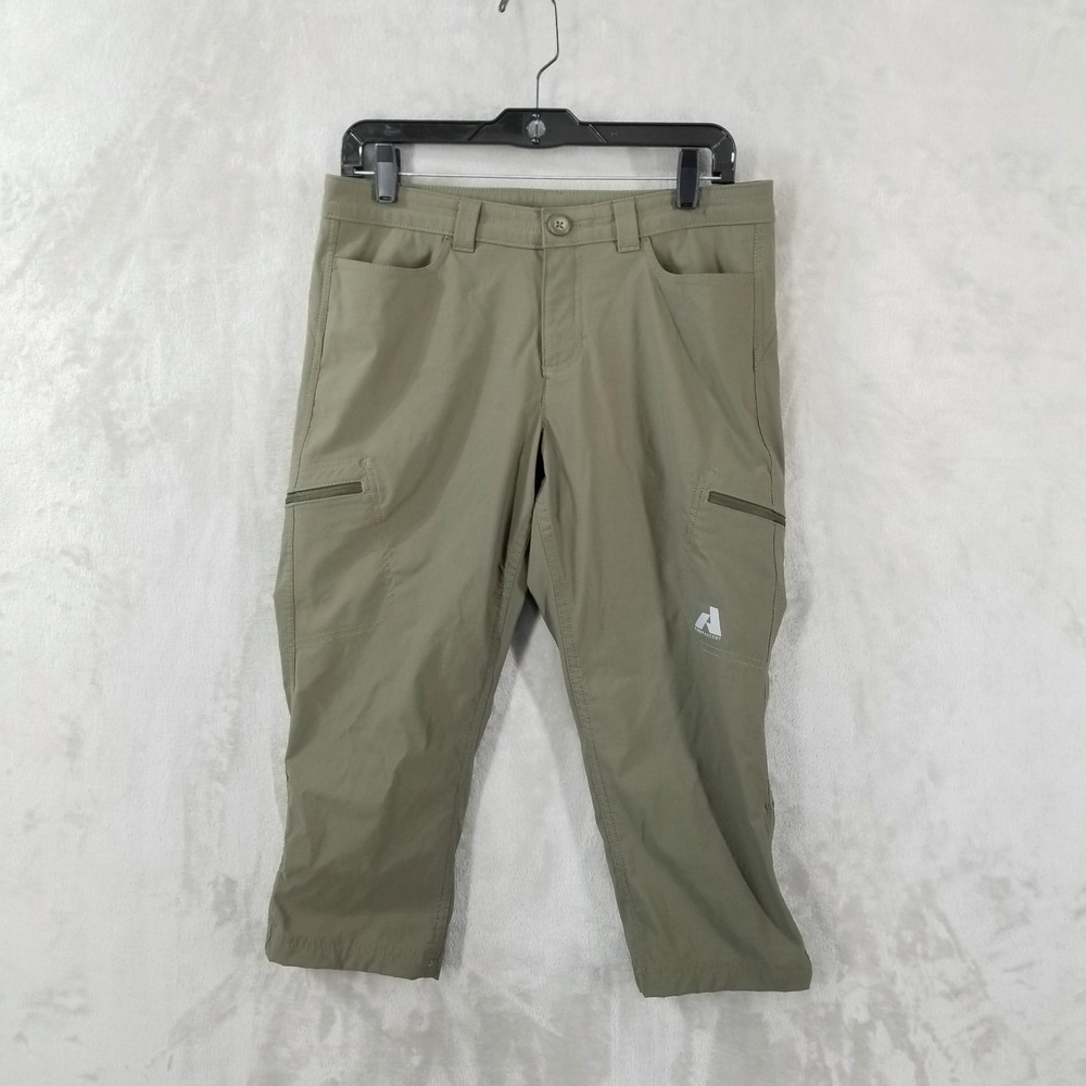 Eddie Bauer Pants Womens 6 Khaki First Ascent Cropped Capri Outdoors Hiking